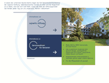 Tablet Screenshot of cajewitz-stiftung.de